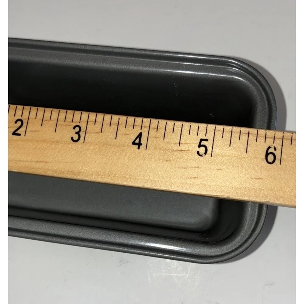 Mini Loaf Pan 6 x 3 x‎ 2 Gray Lot Of 2